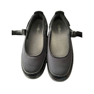 Orthofeet Womens Black 877 Chickasaw Mary Janes Strapped Shoe Size 8 x-wide